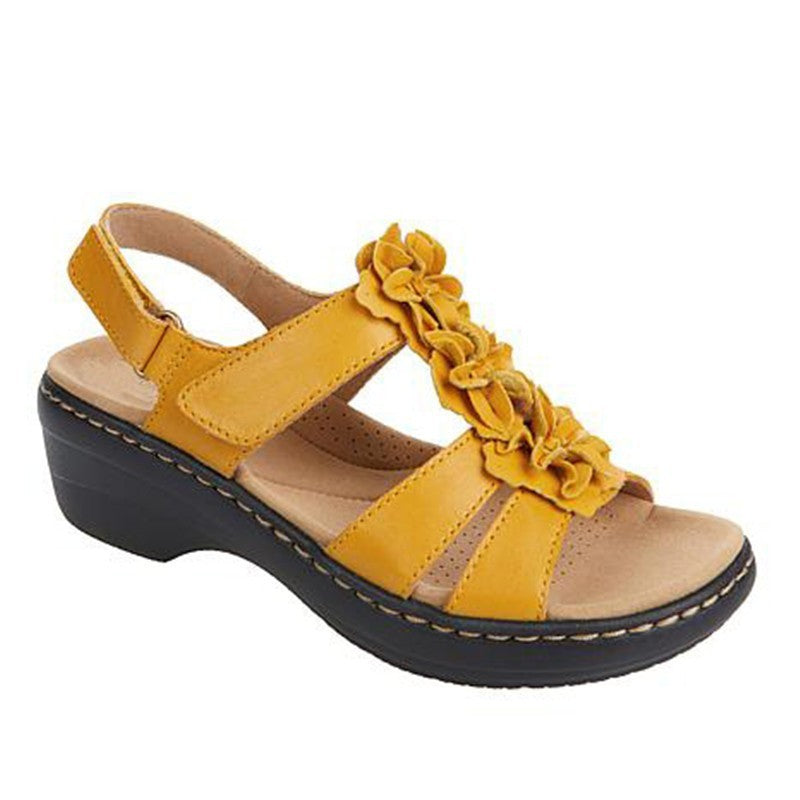 sandales bout_fermé confort été