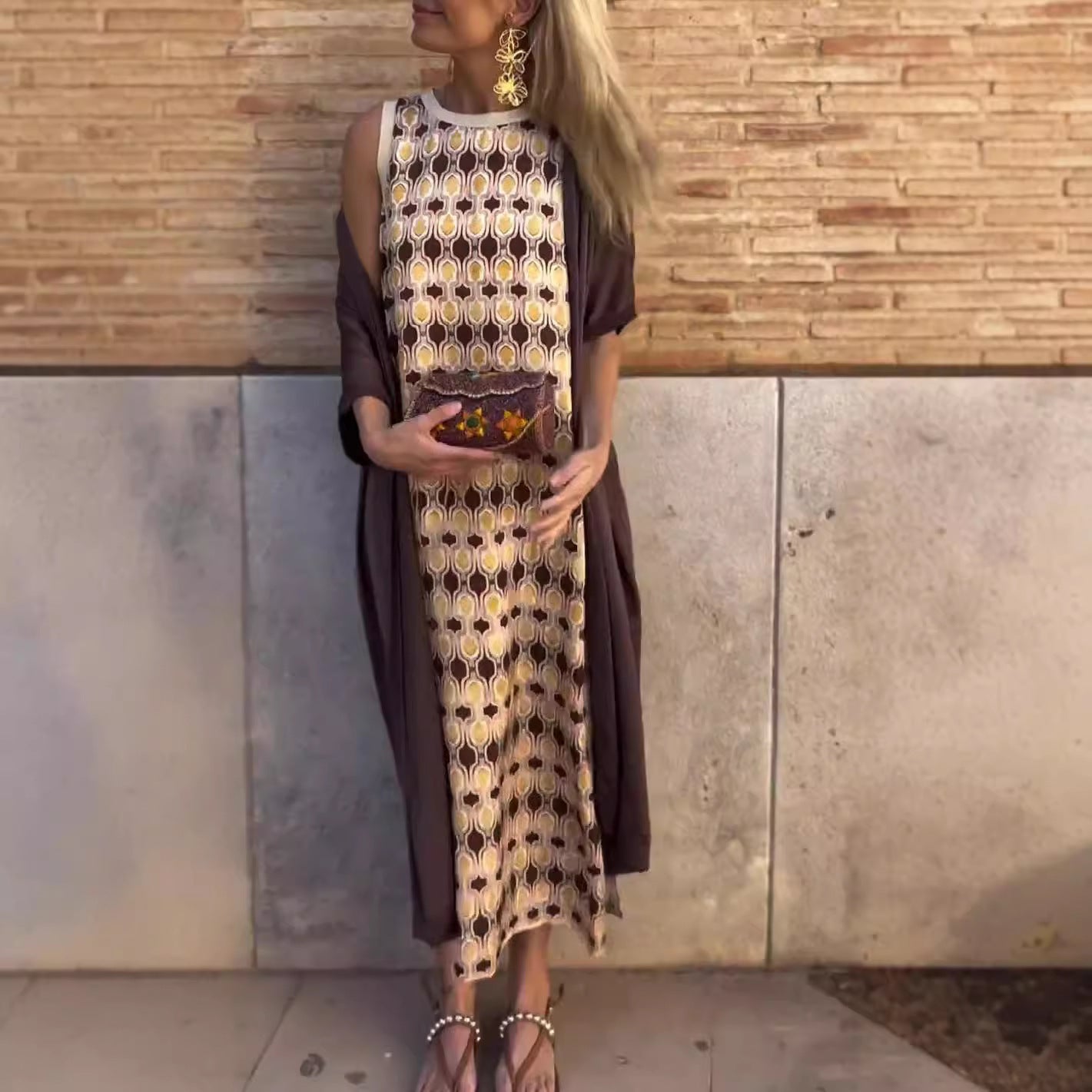 Robe Fluidité Élégante – L’Art du Confort