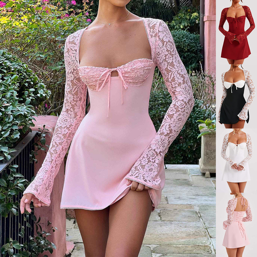 robe_y2k sexy corset dentelle