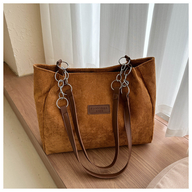 Côte à Côte – Sac Velours Épaule Femme