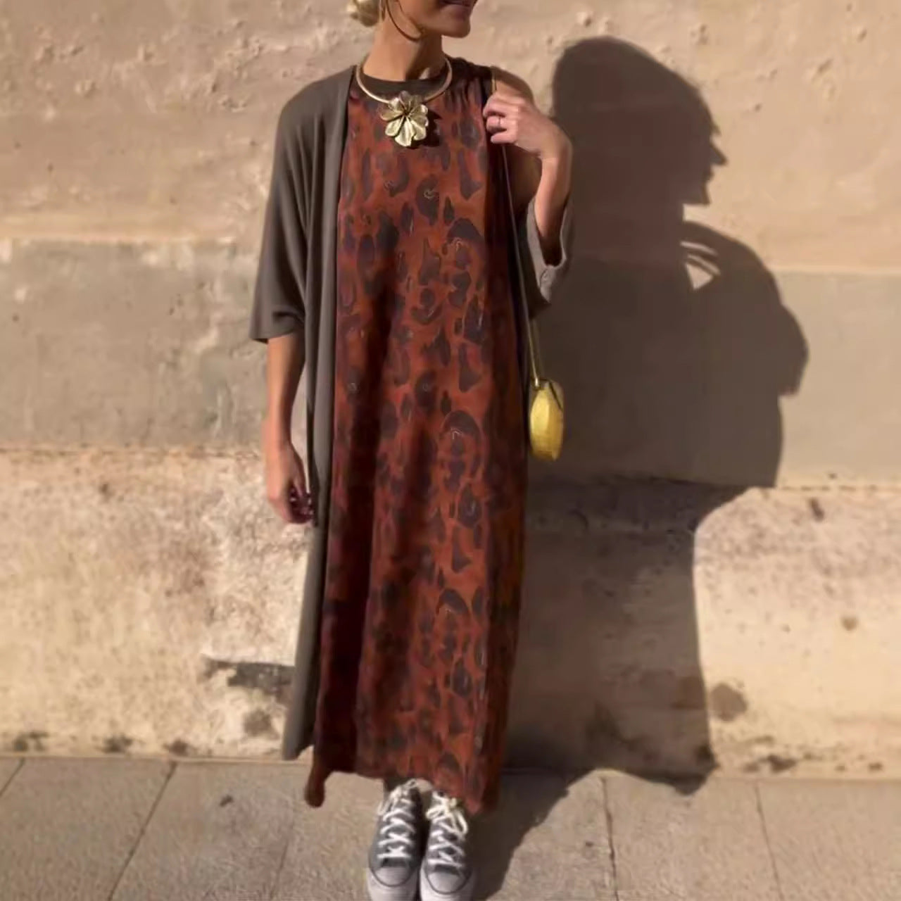 Robe Fluidité Élégante – L’Art du Confort