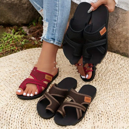 Allure Aérée – Mules Mesh Style Européen