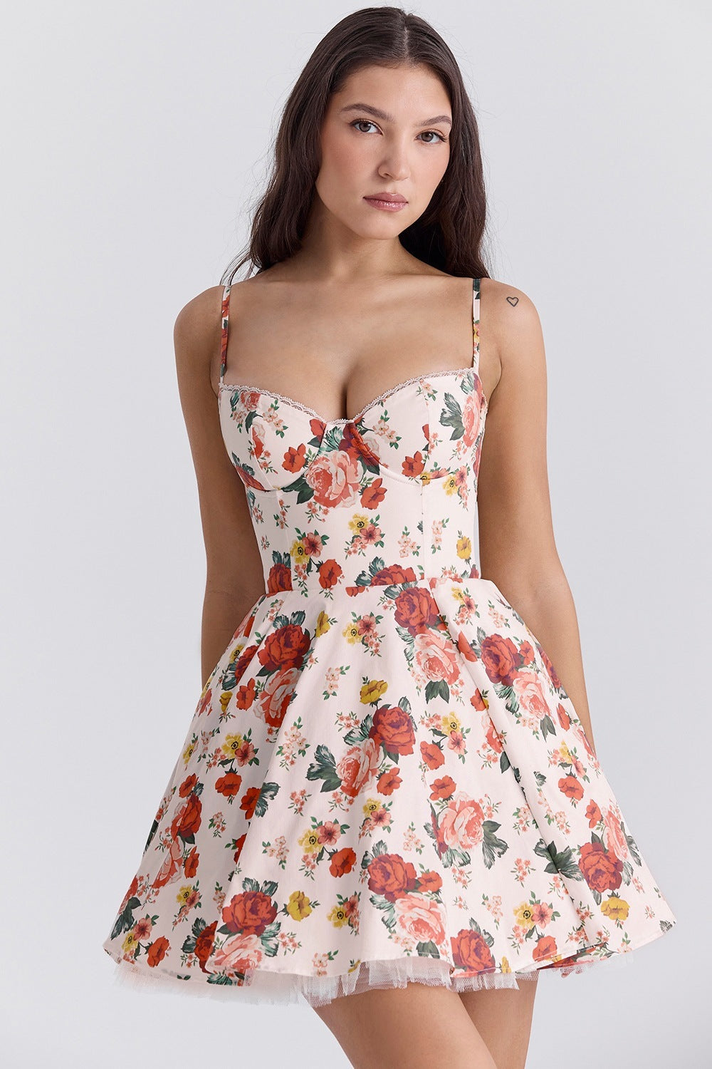 robe élégante slim-dos nu princesse