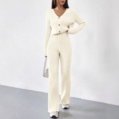Ligne Souple – Cardigan Court & Pantalon