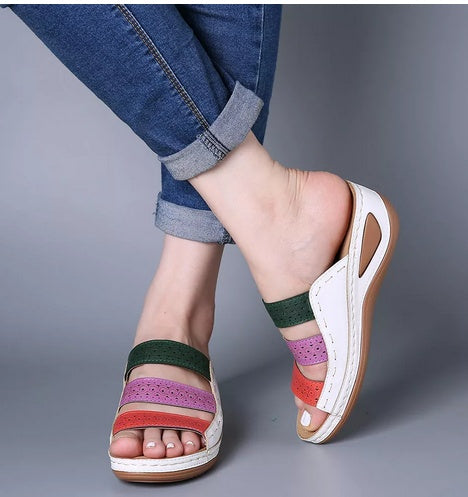 chaussons_confort colorés femme