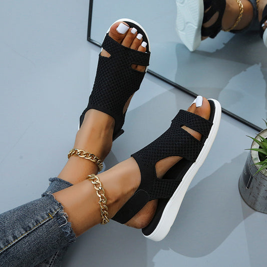 Oxygène Chic – Mesh Volant Bout Ouvert