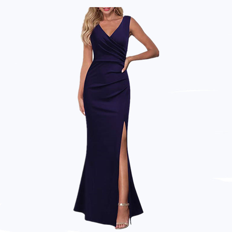 robe_slim fente élégante