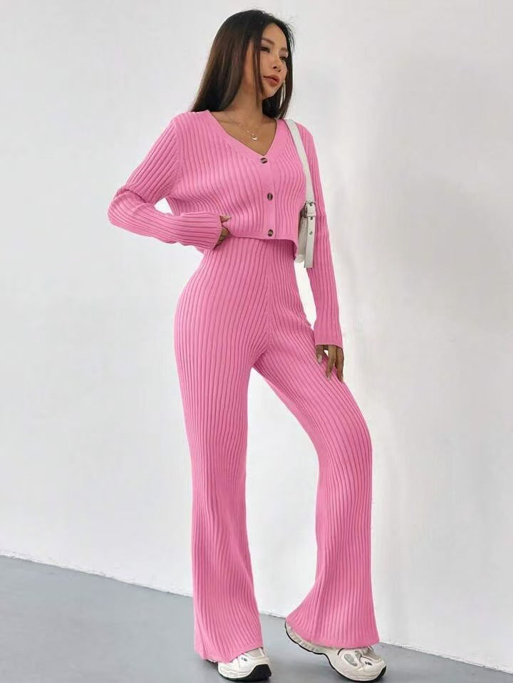Ligne Souple – Cardigan Court & Pantalon