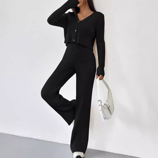 Ligne Souple – Cardigan Court & Pantalon