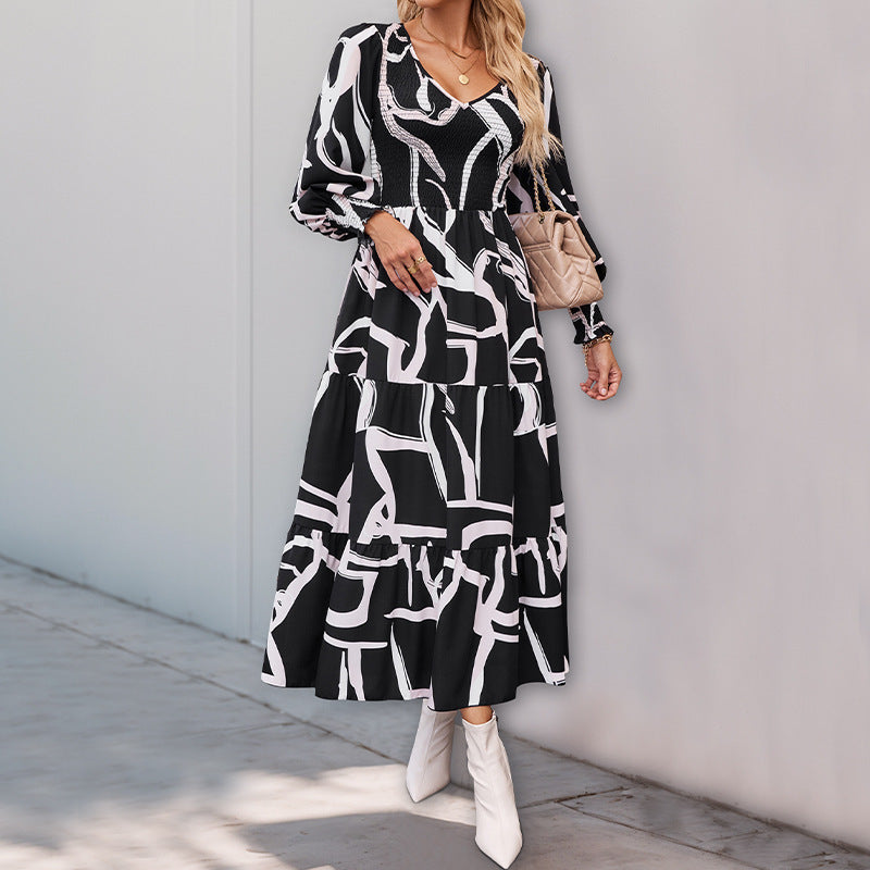 Robe Geo Fusion – Style Transatlantique