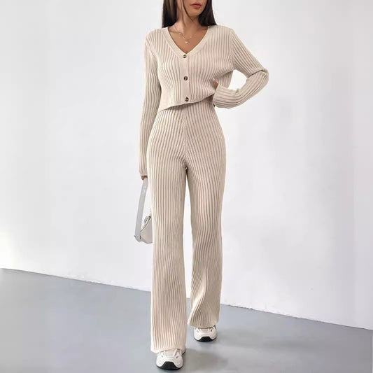 Ligne Souple – Cardigan Court & Pantalon