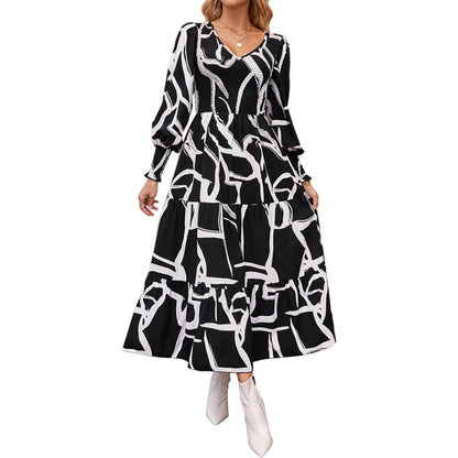 Robe Geo Fusion – Style Transatlantique