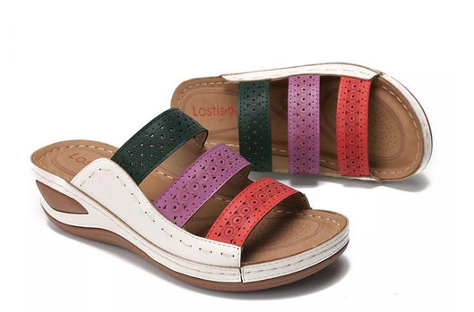 chaussons_confort colorés femme