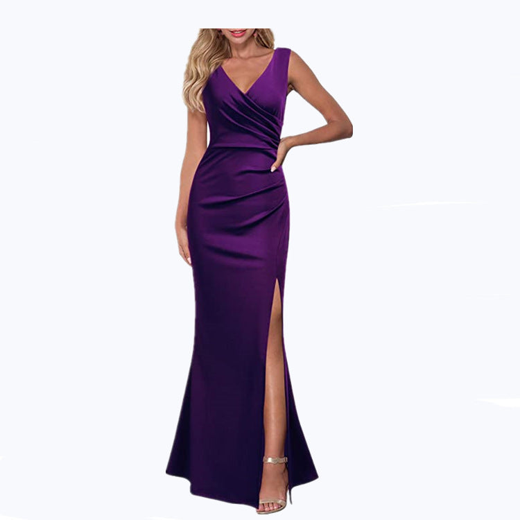 robe_slim fente élégante