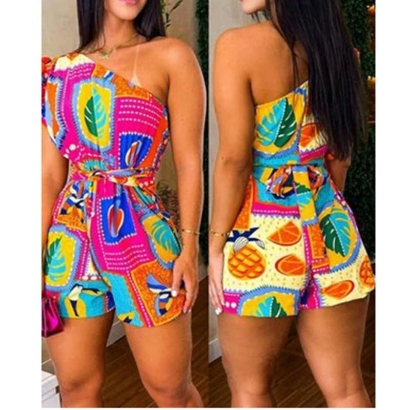 combinaison_short ceinturée élégante