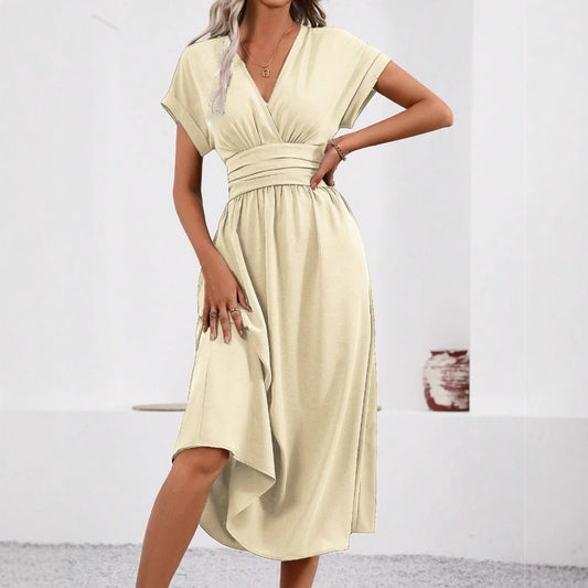 robe_fluide décolleté_V élégante