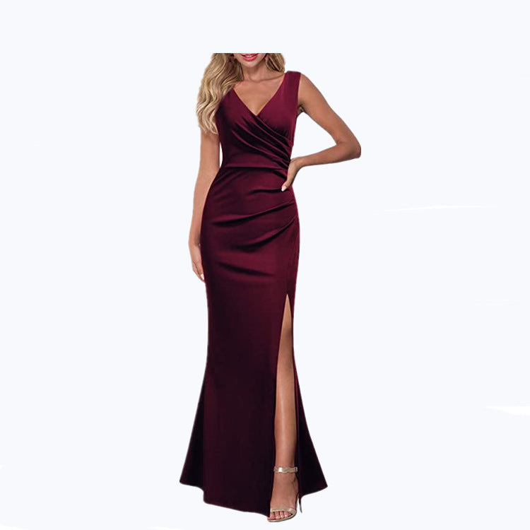 robe_slim fente élégante