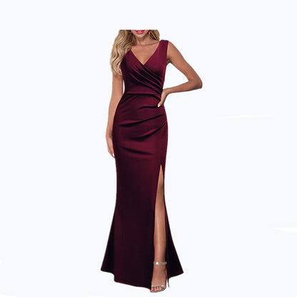 robe_slim fente élégante