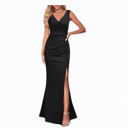 robe_slim fente élégante