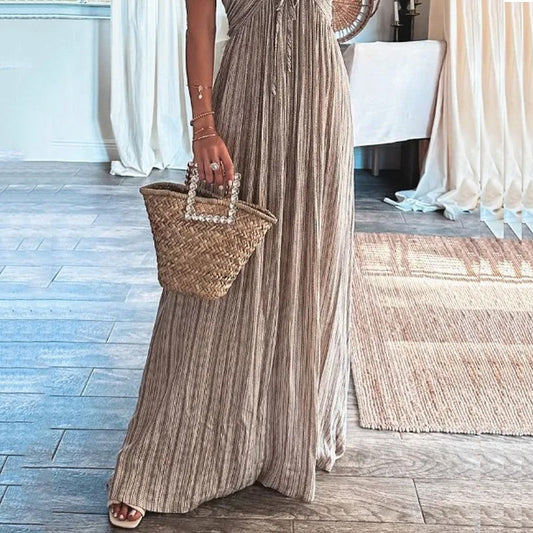 robe sexy-été couleur unie légère