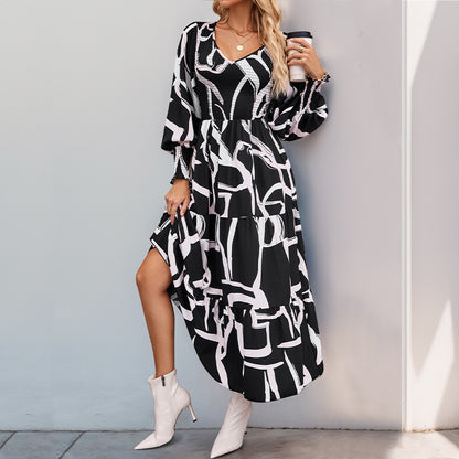 Robe Geo Fusion – Style Transatlantique