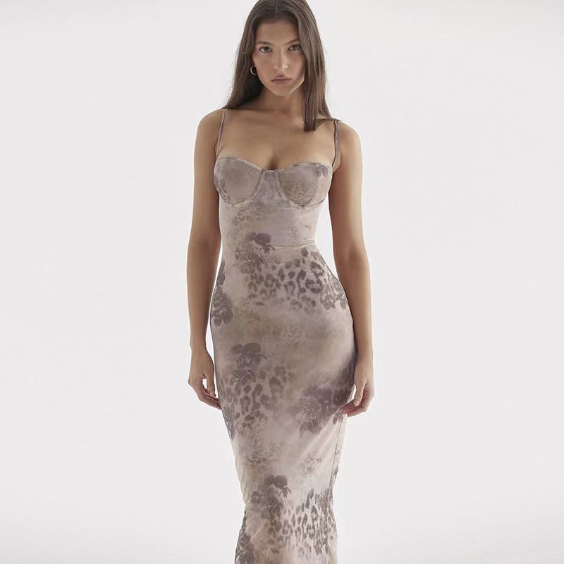 robe fine-imprimé floral femme