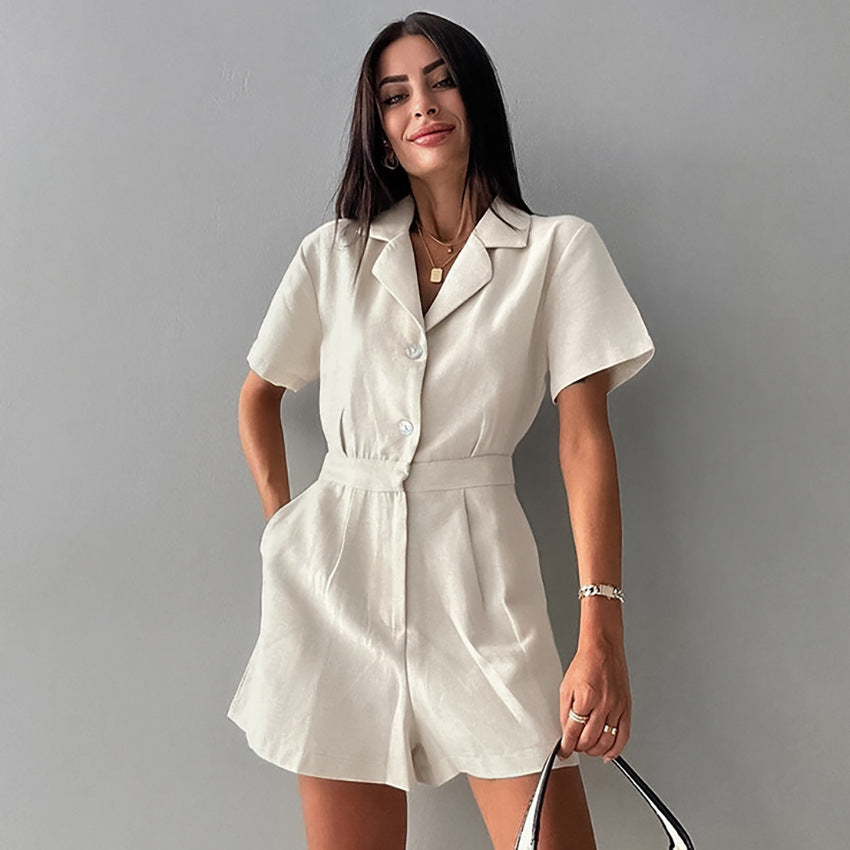 combinaison_courte look décontracté