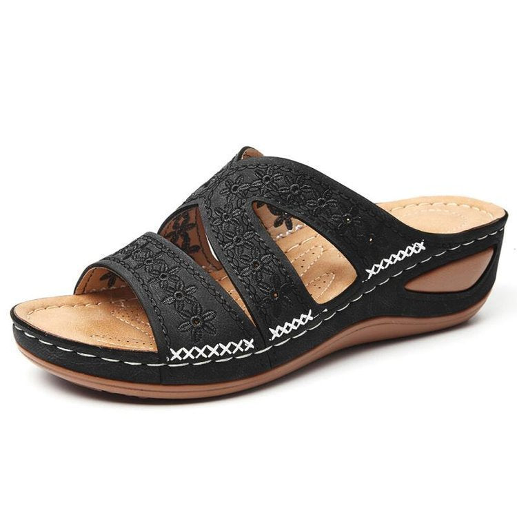 slippers_brodés mode femme