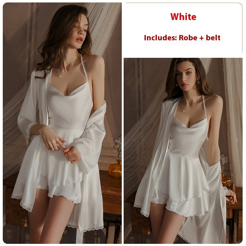 robe nuit_double_couche satin légère