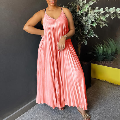 robe africaine-coupe A-line élégante