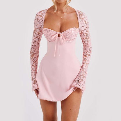robe_y2k sexy corset dentelle