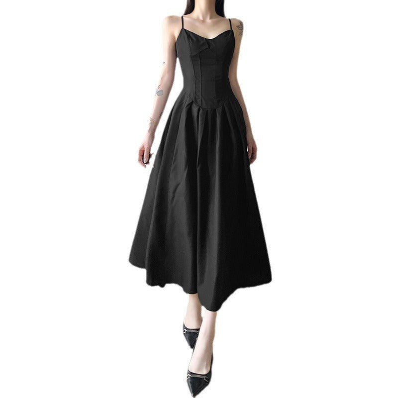 robe dos nu-fendue décolleté V