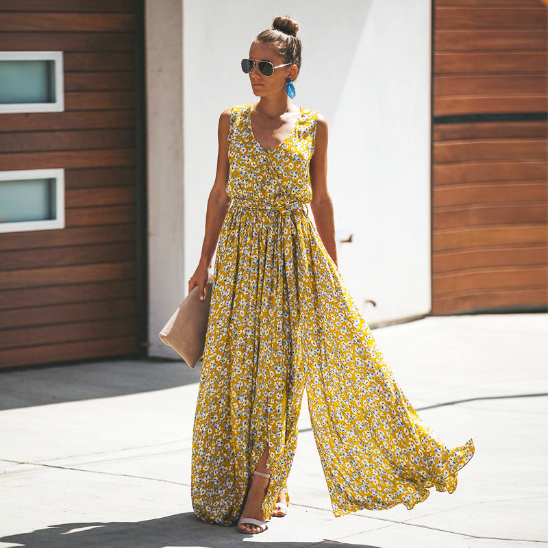 Robe Bohème d’Été – Légèreté Imprimée