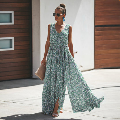 Robe Bohème d’Été – Légèreté Imprimée