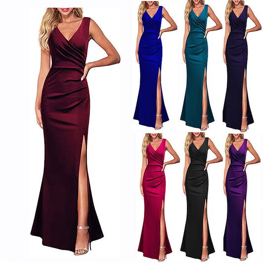 robe_slim fente élégante