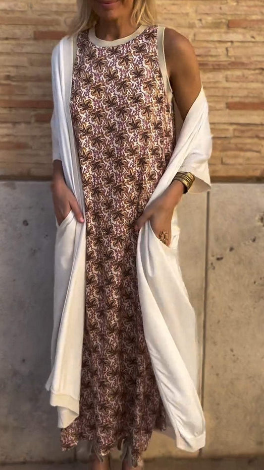 Robe Fluidité Élégante – L’Art du Confort