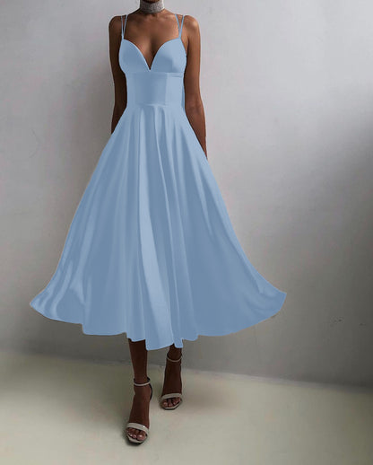 robe unie effet-amincissant été