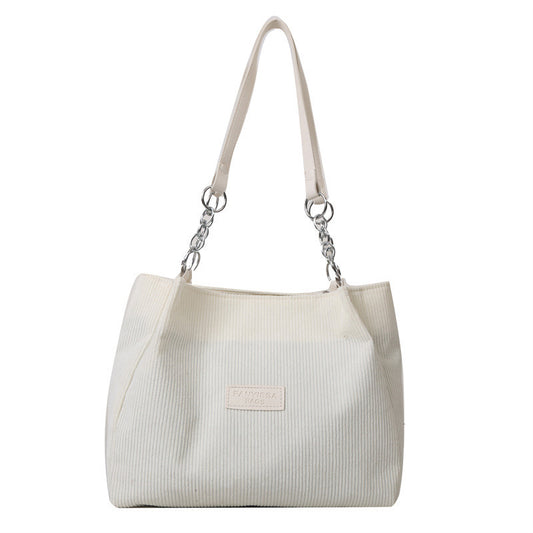 Côte à Côte – Sac Velours Épaule Femme