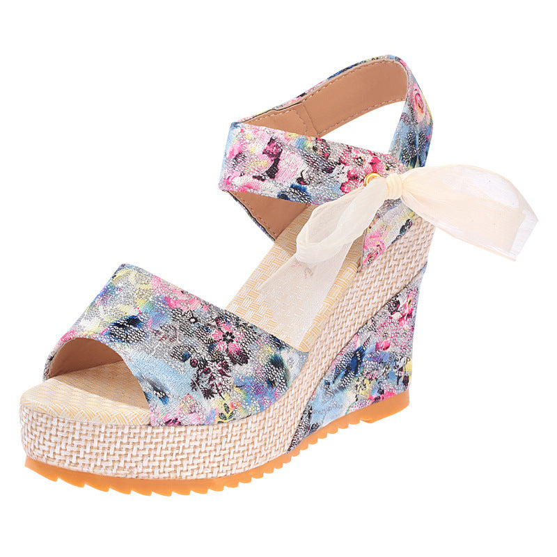 Romance Plissée – Sandale Talon Haut