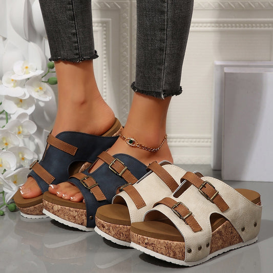 Bouche d’Été – Talon Épais Chic
