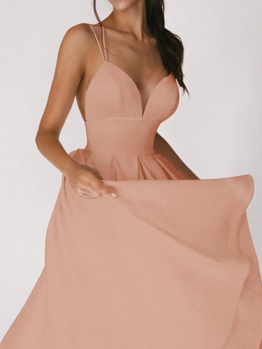 robe unie effet-amincissant été