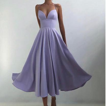 robe unie effet-amincissant été