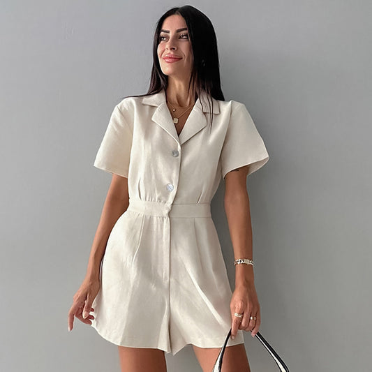 combinaison_courte look décontracté