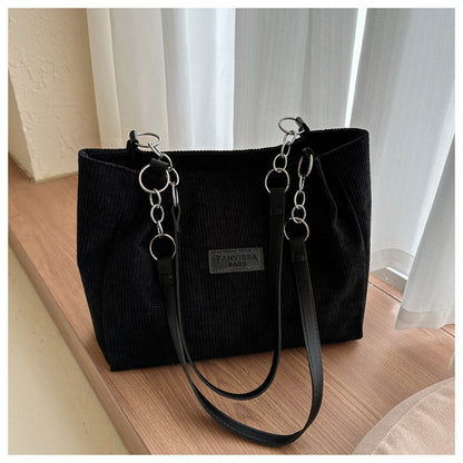 Côte à Côte – Sac Velours Épaule Femme