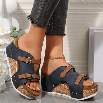 Bouche d’Été – Talon Épais Chic