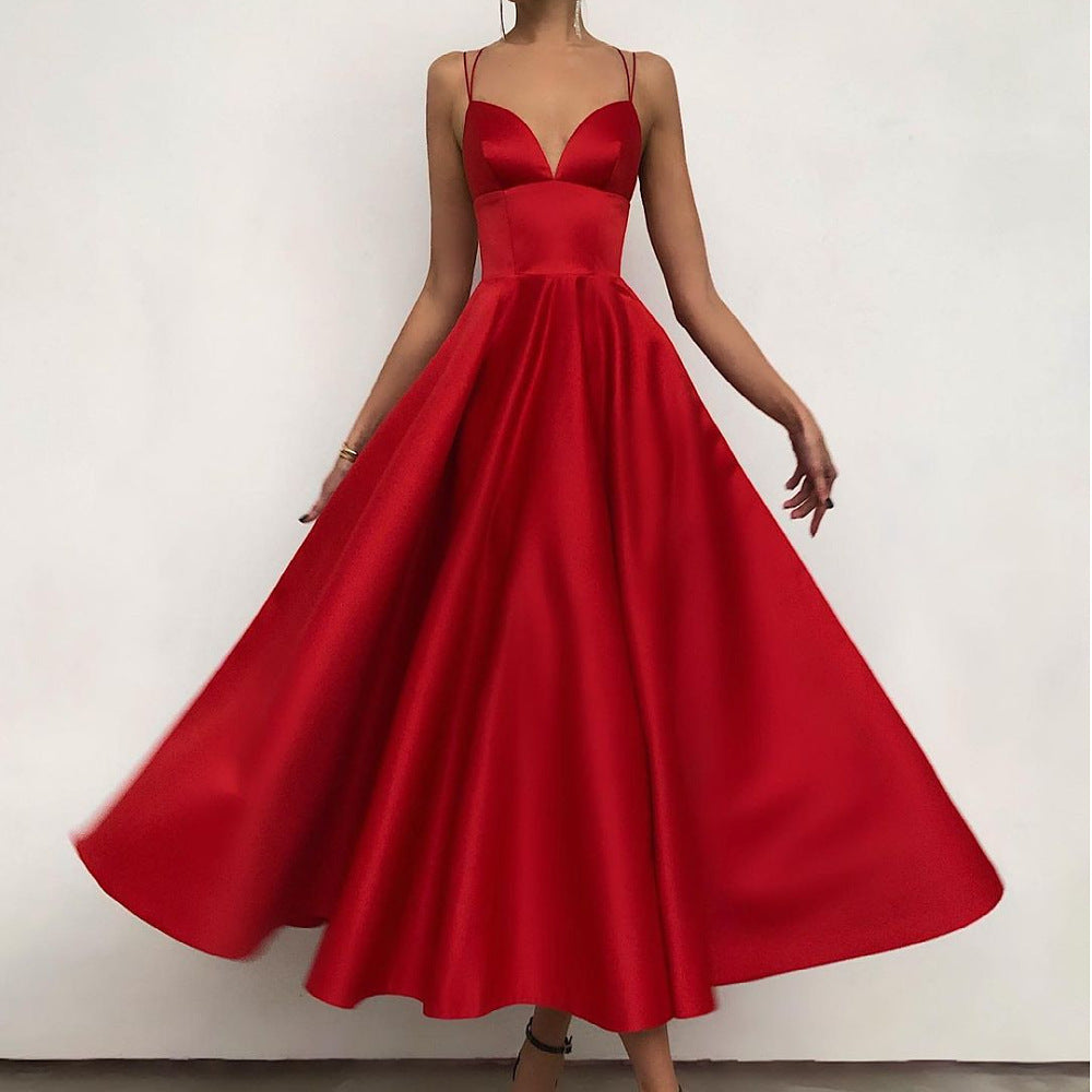 robe unie effet-amincissant été