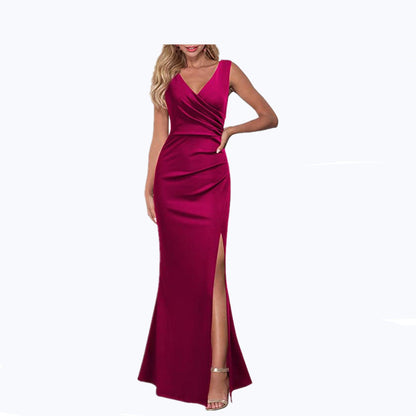 robe_slim fente élégante